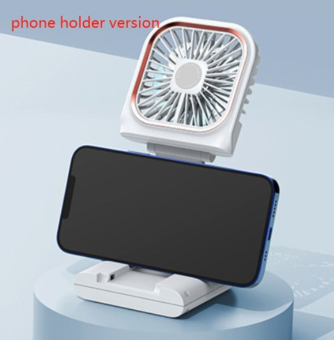 Foldable Mini Neck Fan – Hands-Free, Rechargeable & Purse-Ready